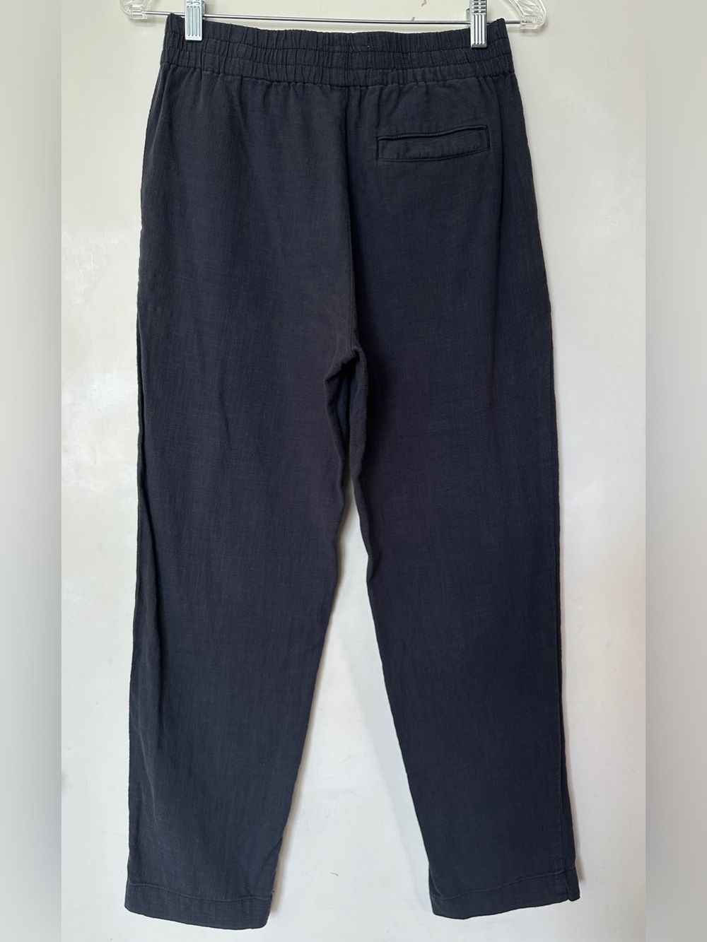 Elle Relaxed Crop Pant in Phantom Charcoal Black Size XS Elastic Waist - Picture 10 of 13